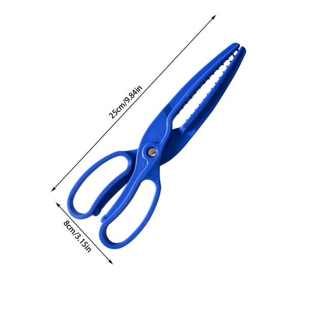Herramientas y mejoras para el hogar Tijeras de plástico livianas con clip, tipo pinza para peces, control de agua flotante, herramienta para pescar, captura de pesca, equipo de pesca, alicates tipo t