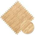 thumbnail image 3 of relayinert Home Floor Mat Carpet Blanket Exercise Gym Bathroom EVA Rug Kid Play Crawling Wood Pattern Foam Carpet, 3 of 9