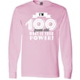 thumbnail image 3 of Inktastic I'm 100 Years Old What is Your Power Long Sleeve T-Shirt, 3 of 5