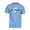 Light Blue, variant on Gravity Threads Mens Los Angeles Baseball Short-Sleeve T-Shirt - Red - M