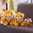 thumbnail image 3 of Cute Cartoon Simulation Tiger Shape Plush Doll Toy Stuffed Pillow for Kids, 3 of 7