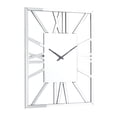 thumbnail image 6 of DecMode 2" x 32" Silver Glass Wall Clock, 6 of 8
