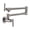 Brushed Nickel B, variant on Gold Brass Pot Filler Tap Kitchen Faucet Single Cold Single Hole Tap Rotate Folding Spout Chrome Sink Tap Wall Mounted