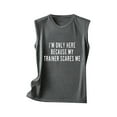thumbnail image 2 of Ladies Vest Top Round Neck Sleeveless Tank Tops Women Love Heart Print T Shirts Regular Loose Tshirt Blouse Undershirt Tank Top Ladies Slim-Fit Stretch Tee Shirt Size 8-16, 2 of 3