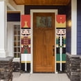 thumbnail image 4 of Outdoor Nutcracker Christmas Couplet Decorations,Life Size Soldier Model Nutcracker Banners for Front Door Porch Garden Indoor Exterior Party Xmas Festival Decor, 4 of 6