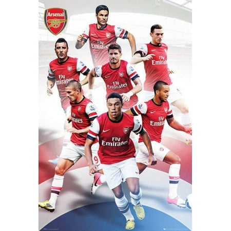 Arsenal FC 2012/13 Players Poster - 24x36 (Liverpool Fc Best Players Of All Time)