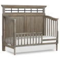thumbnail image 2 of evolur Convertible Crib Toddler Guard Rail, Windsor Oak Grey, 2 of 4