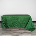 thumbnail image 2 of Your Chair Covers - Crinkle Taffeta Tablecloths 90 x 132 in. Rectangular Hunter Green for all events, Wedding, Parties, 2 of 4