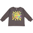 thumbnail image 3 of Inktastic I Love my Gramma- sun and rainbow letters Boys or Girls Long Sleeve Toddler T-Shirt, 3 of 5