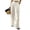 White #011, variant on Womens Linen Lace Trim Pants Summer Boho Elastic Waist Wide Leg Palazzo Pants Flowy Pull on Vacation Beach Pants, XL