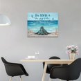 thumbnail image 2 of Sea Turtle Decor Wall Art Beach Coastal Decor Ocean Sea Turtle Pictures Canvas Prints Turtle Bathroom Wall Decor Christian Quotes Scripture Painting Modern Artwork Home Decor for Bathroom 16"x12", 2 of 6