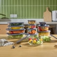 thumbnail image 2 of Mainstays 26 pcs Set Mixed Glass Food Storage  Container, 2 of 8