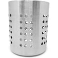 thumbnail image 2 of Organizador de cubiertos de acero inoxidable, escurridor, soporte para utensilios de cocina, organizador de cucharas y tenedores (plateado - acero inoxidable), 2 of 5