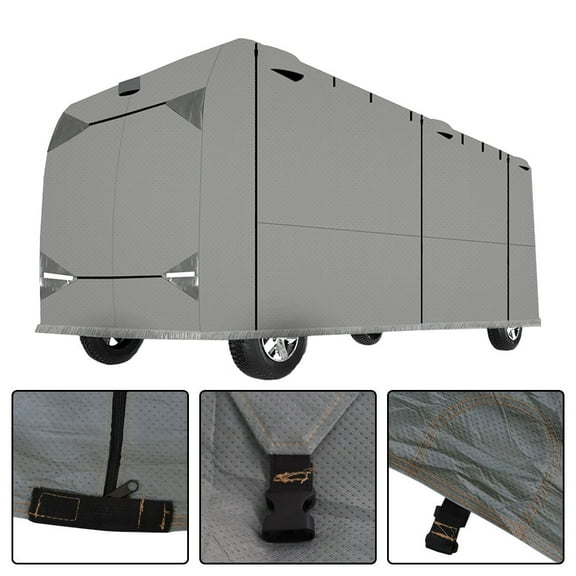 EPOTOOR RV Cover Storage Anti-UV for Class A Motorhome Trailer Camper W/Zipper 30'-33'