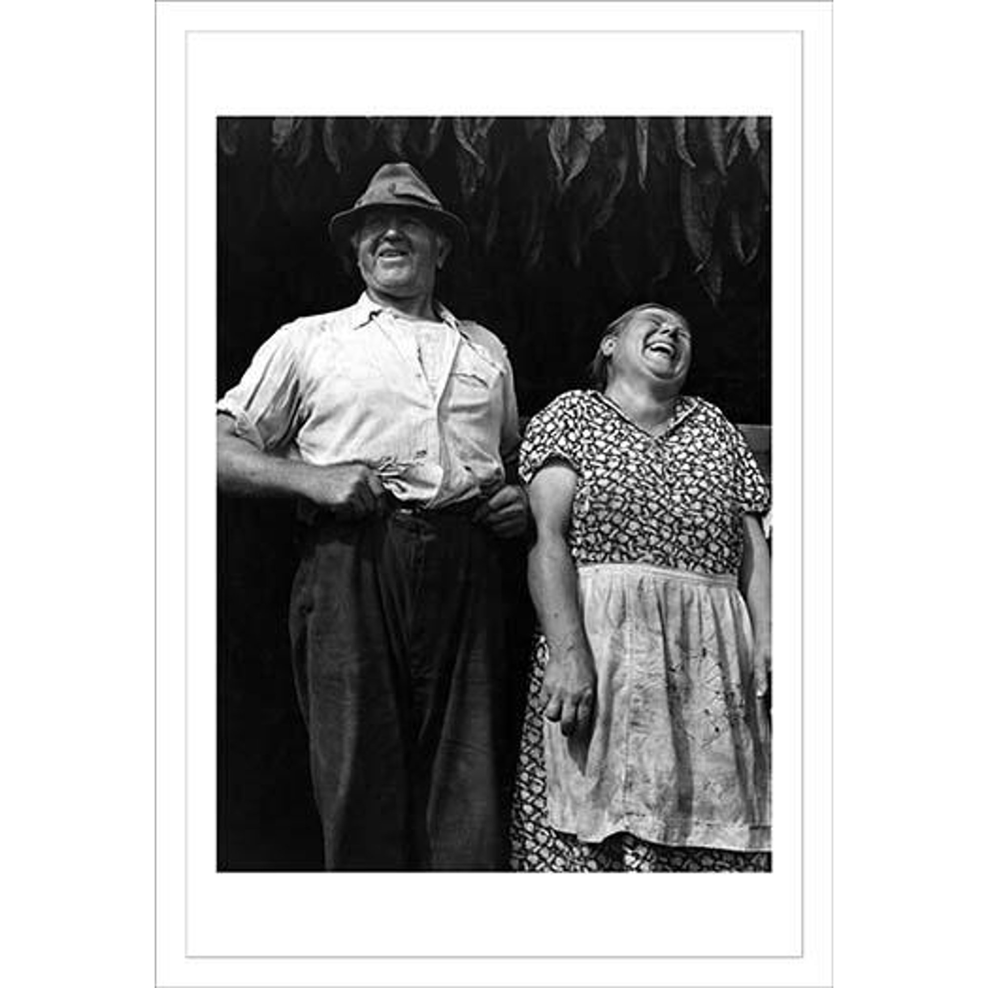 Mr. & Mrs. Andrew Lyman, Polish Tobacco Farmers- Fine Art Canvas Print (20" x 30")