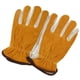 thumbnail image 2 of Guantes de trabajo de soldadura de jardinería, guantes de cuero antipinchazos a prueba de espinas, protección para las manos 1 par Sweethay HA5716-03B, 2 of 6