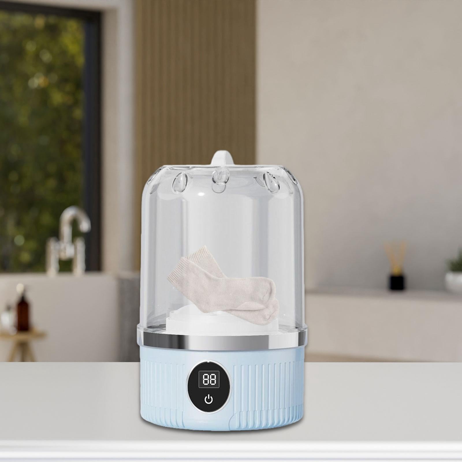 FashionCha Small Washing Machine Laundry Appliances Electric Lightweight Portable Underwear Blue