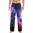 thumbnail image 1 of YDLCAFD Men'S Pajama Pants Men'S Fashion Star Theme Printed Long Drawstring Trousers, 1 of 4