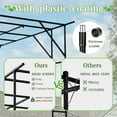 thumbnail image 3 of Grape Vine Trellis - Size: 78.8 * 78.5 * 59 inches - Large Outdoor Garden Arch Trellis, Used for Outdoor Climbing of Plants, Courtyard and Garden Decoration of Pavilions (Black), 3 of 6