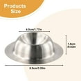 thumbnail image 2 of SUKIY Egg Cup Egg Tray Stainless Steel Soft Boiled Egg Cups Holder Stand Egg Tools, 2 of 9