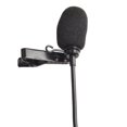 thumbnail image 2 of Black Lapel Microphone for Shure for Sony Clip-On Wireless System with Cap Gold, 2 of 9