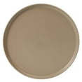 thumbnail image 3 of Gibson Elite Overbrook 16-Piece Pottery Clay Stoneware Dinnerware Set – Terraccotta Brown Reactive Glaze, Stackable Plates and Bowls w/ Pasta Bowl, Service for 4 – Microwave & Dishwasher Safe, 3 of 12