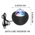 thumbnail image 5 of USB Stage Light, Rotating LED Stage Light Bulb with RGB Color, 360 Degree Rotation, Self-Running Flashing Mode, for Club DJ Car Decoration Party, 5 of 9