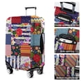 thumbnail image 5 of Pioneer Flower Floral Print Pattern Luggage Cover Fashion Suitcase Cover Baggage Covers Fit 25-28 Inch Luggage (Go Travel), 5 of 5