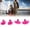 Pink, variant on YAHHU 4pcs Fly Fishing Float Yarn Strike Indicators Drift Hook Positioning Bobbers, Pink