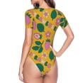 thumbnail image 4 of Naloa Strawberry Women's Short-Sleeved Onesie, One-Piece Swimsuit for Parties, dates, clubs - Medium, 4 of 9