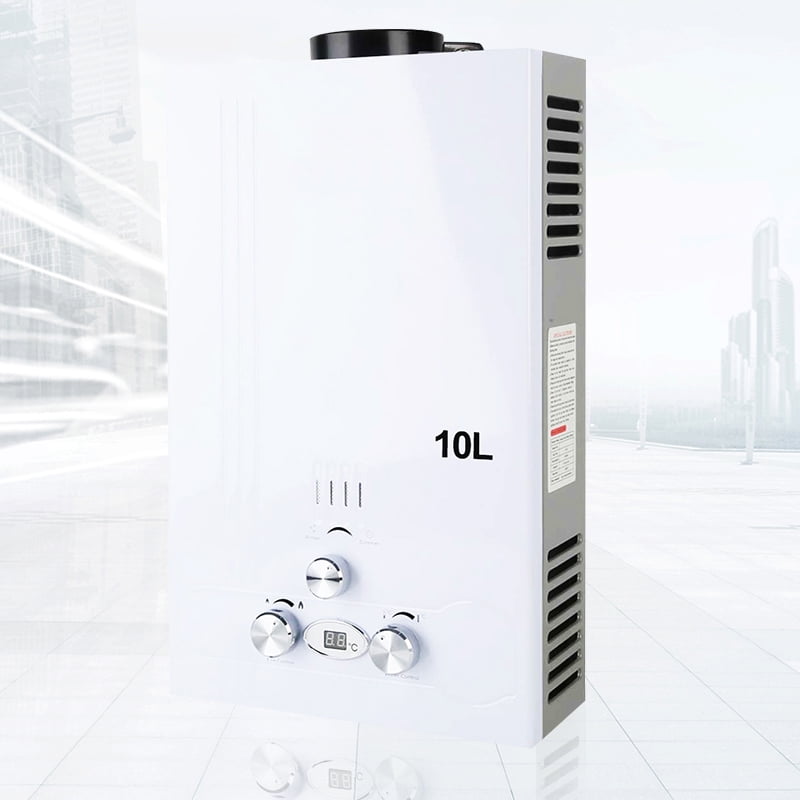 TC-HOME 2.6 GPM 10L Tankless Water Heater LPG Liquid Propane Gas Instant  Hot Boiler with Digital Display - Walmart.com
