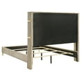 thumbnail image 4 of Lucia 61-inch Upholstered Queen Wingback Bed Beige, 4 of 6