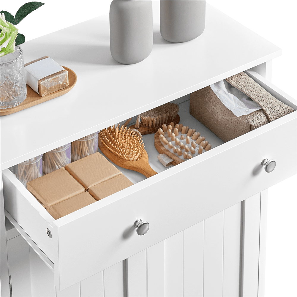 Alden Design Classic Floor Storage Cabinet for Bathroom/Entryway Storage