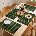 thumbnail image 5 of Green Plants Placemats Set of 4 Forest Natural Landscape Botanical Place Mats Indoor Wipeable Table Mats Washable Cloth Dining Table Placemats for Kitchen Holiday Party Home Decor 13x19 Inch, 5 of 9