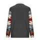 thumbnail image 4 of Sudadera sin capucha para hombre, informal, a la moda, con cuello alto, estampado étnico, cremallera, jersey de manga larga, blusa de poliéster para hombre, 4 of 5