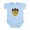 Sky Blue, variant on CafePress - Lead Foot Hot Rod Infant Bodysuit - Baby Light Bodysuit, Size Newborn - 24 Months