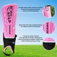 thumbnail image 4 of Espinillera de fútbol Vizari Malaga para niños rosa talla M, 4 of 7