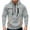 Light Gray, variant on Men's Fashion Hoodies & Sweatshirts Winter Hoodies for Men Men's Zip Up Hoodie With Pocket Solid Color Pullover Lined Comfortable Casual Streetwear Sweatshirt for Winter