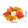 thumbnail image 2 of Pxyqht Maple Leaf Garland, Fall Decor, Pumpkin Decoration, Halloween Wreath, Versatile Home Decoration, 2 of 5