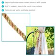 thumbnail image 4 of Sunnydaze Indoor/Outdoor Decorative Window Curtain Rope Tassel Tiebacks - 42.5" - Copper - 4pc, 4 of 7