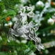 thumbnail image 5 of Colgante de Copo de Nieve de Reno de Árbol de Navidad de Acrílico Transparente, Adorno Colgante Pequeño para Árbol de Navidad., 5 of 5