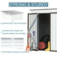 thumbnail image 6 of 6'X4' Outdoor Metal Storage Shed Double Hinged Door Lockable for Backyard Garden, 6 of 10