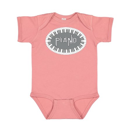 

Inktastic Piano Keys Oval Gift Baby Boy or Baby Girl Bodysuit
