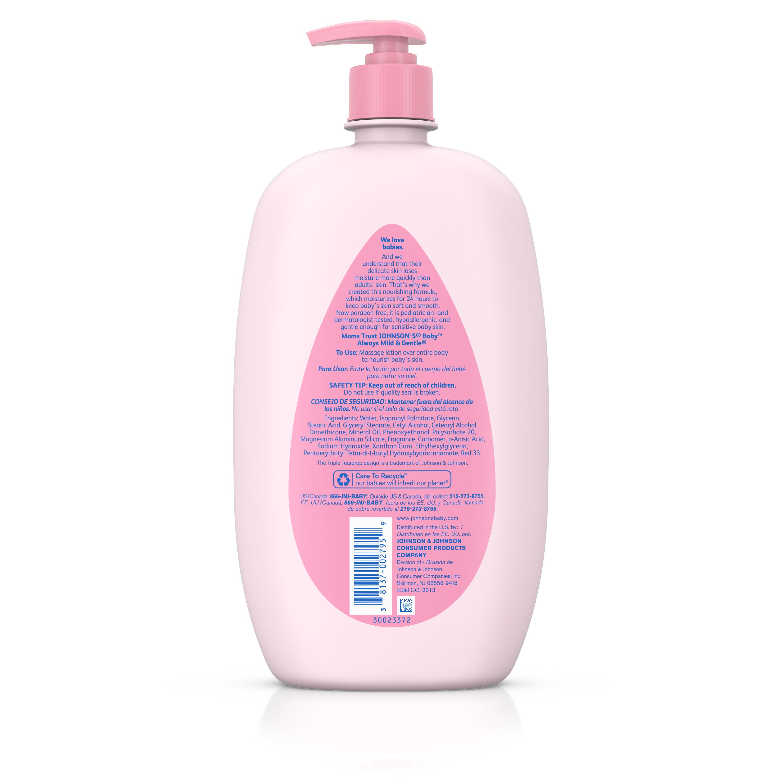 Johnson S Baby Lotion Moisturizer For Sensitive Skin 27 Fl Oz Johnson S Baby Lotion Moisturizer For Sensitive Skin 27 Fl Oz