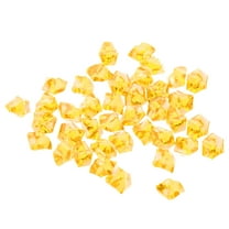 COSMOBETTY Acrylic Crystal Crushed Ice Rocks Orange for Various Decorations 1000Pcs