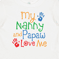 thumbnail image 4 of Inktastic Nanny and Papaw Love Me Boys or Girls Baby T-Shirt, 4 of 5