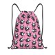 thumbnail image 1 of Fotbe Cute Panda Bolsa Mochila con Cordón Estampada, Bolsa de Gimnasio Deportiva, Bolsa Cinch, Bolsa con Cordón para Hombres y Mujeres-Small, 1 of 6
