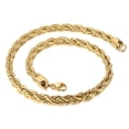 10K Real Solid Yellow Gold Necklace Rope Chain 2mm 18