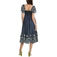 thumbnail image 2 of ALLISON womens  Claire Midi Dress, s, Blue, 2 of 3
