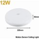 thumbnail image 2 of LED ceiling light with 12W motion sensor, sound and light control, induction ceiling light, 2 of 5